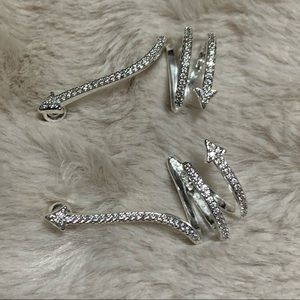 Stella & Dot pace arrow ear cuffs